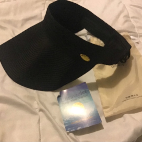 Oh Sunny black visor hat with case NWT - Picture 6 of 10